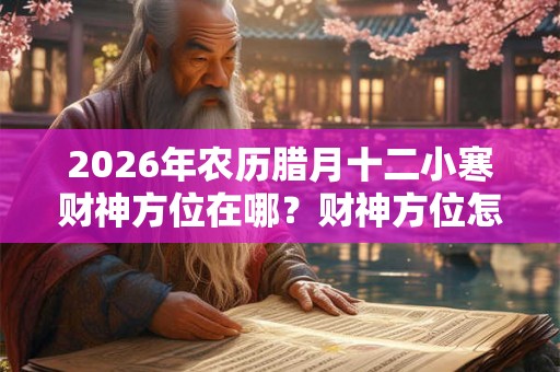 2026年农历腊月十二小寒财神方位在哪?财神方位怎么看? 2026年农历腊月十二小寒财神方位在哪?财神方位怎么看?