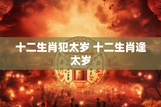 十二生肖犯太岁 十二生肖逢太岁