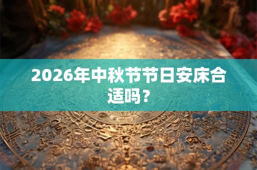 2026年中秋节节日安床合适吗? 2026年中秋节节日安床合适吗?