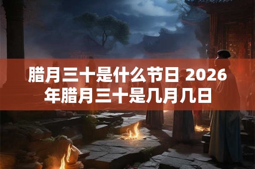腊月三十是什么节日 2026年腊月三十是几月几日 腊月三十是什么节日 2026年腊月三十是几月几日