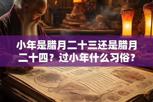 小年是腊月二十三还是腊月二十四?过小年什么习俗? 小年是腊月二十三还是腊月二十四?过小年什么习俗?