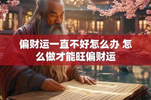 偏财运一直不好怎么办 怎么做才能旺偏财运