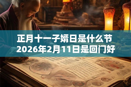 正月十一子婿日是什么节 2026年2月11日是回门好日子吗