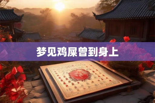 梦见鸡屎曾到身上