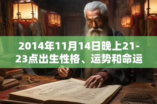 2014年11月14日晚上21-23点出生性格、运势和命运 2014年11月14日晚上21-23点出生性格、运势和命运