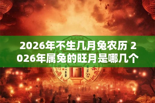 2026年不生几月兔农历 2026年属兔的旺月是哪几个月