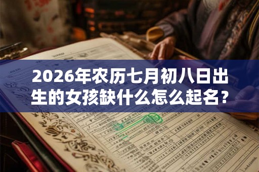 2026年农历七月初八日出生的女孩缺什么怎么起名？