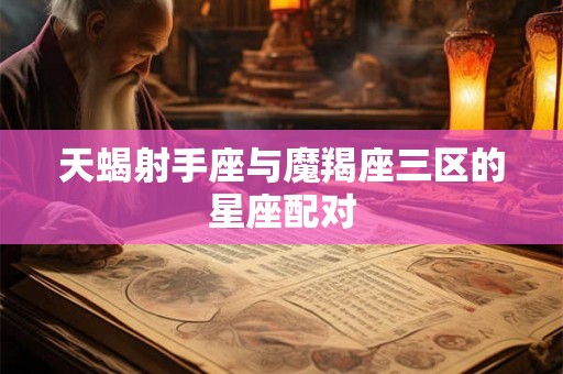 天蝎射手座与魔羯座三区的星座配对