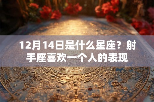 12月14日是什么星座？射手座喜欢一个人的表现