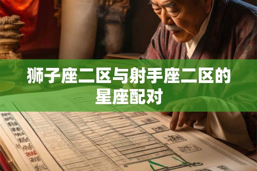 狮子座二区与射手座二区的星座配对 狮子座二区与射手座二区的星座配对