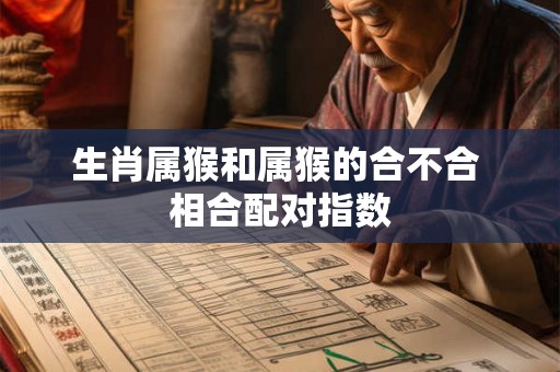 生肖属猴和属猴的合不合 相合配对指数 生肖属猴和属猴的合不合 相合配对指数