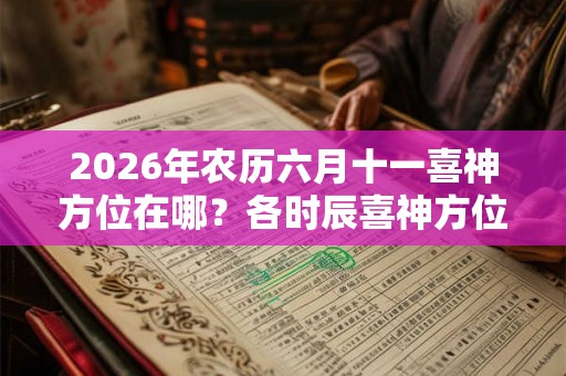 2026年农历六月十一喜神方位在哪?各时辰喜神方位查询 2026年农历六月十一喜神方位在哪?各时辰喜神方位查询