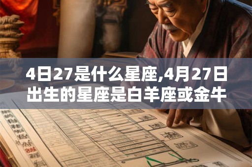 4日27是什么星座,4月27日出生的星座是白羊座或金牛座
