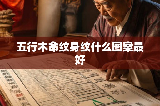 五行木命纹身纹什么图案最好