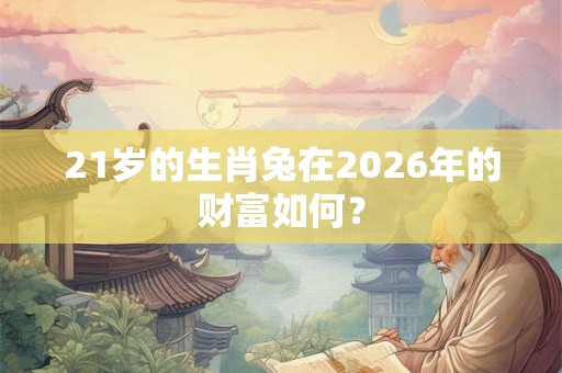 21岁的生肖兔在2026年的财富如何？