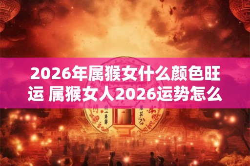 2026年属猴女什么颜色旺运 属猴女人2026运势怎么样