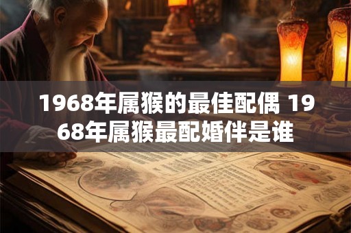 1968年属猴的最佳配偶 1968年属猴最配婚伴是谁
