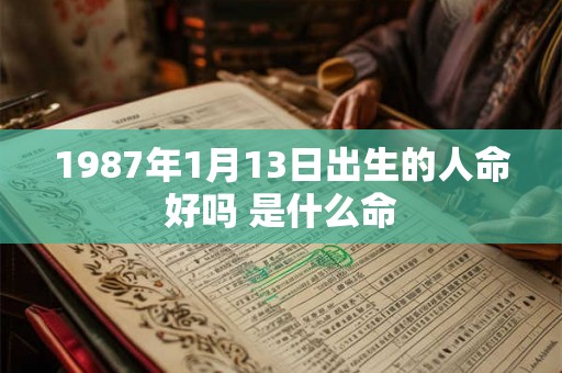 1987年1月13日出生的人命好吗 是什么命