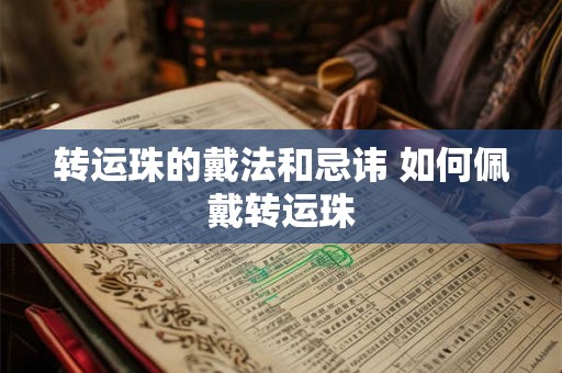 转运珠的戴法和忌讳 如何佩戴转运珠 转运珠的戴法和忌讳 如何佩戴转运珠