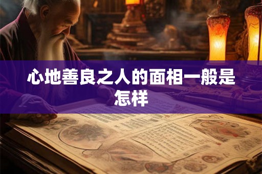 心地善良之人的面相一般是怎样