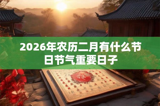 2026年农历二月有什么节日节气重要日子