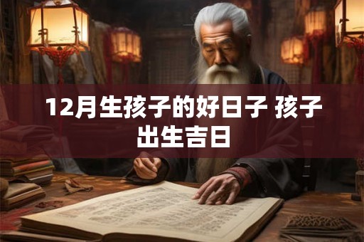 12月生孩子的好日子 孩子出生吉日