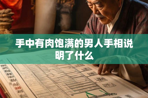 手中有肉饱满的男人手相说明了什么