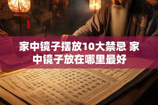家中镜子摆放10大禁忌 家中镜子放在哪里最好