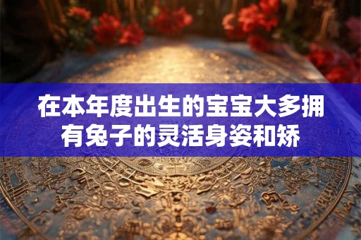 在本年度出生的宝宝大多拥有兔子的灵活身姿和矫