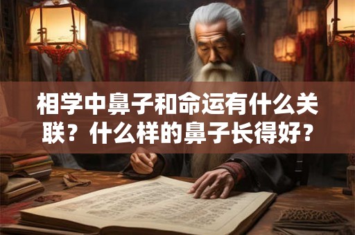 相学中鼻子和命运有什么关联？什么样的鼻子长得好？
