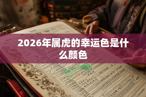 2026年属虎的幸运色是什么颜色 2026年属虎的幸运色是什么颜色