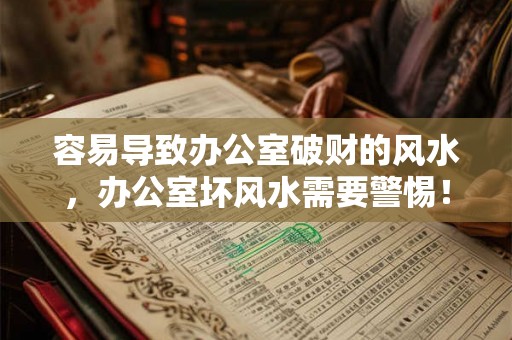 容易导致办公室破财的风水，办公室坏风水需要警惕！