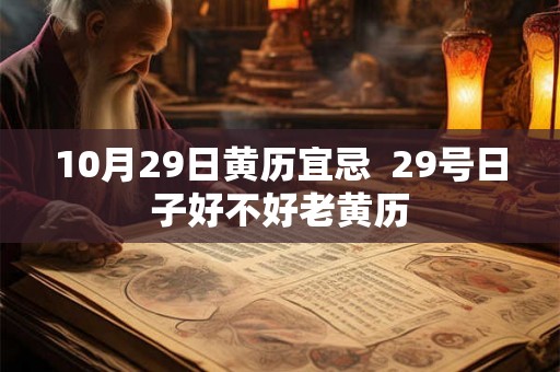 10月29日黄历宜忌 29号日子好不好老黄历 10月29日黄历宜忌 29号日子好不好老黄历