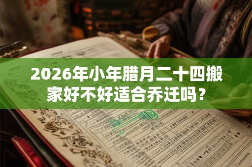 2026年小年腊月二十四搬家好不好适合乔迁吗？