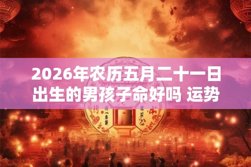 2026年农历五月二十一日出生的男孩子命好吗 运势怎么样