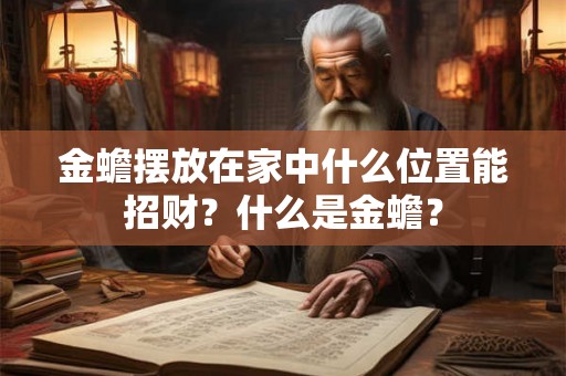 金蟾摆放在家中什么位置能招财？什么是金蟾？