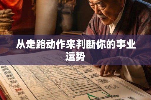 从走路动作来判断你的事业运势 从走路动作来判断你的事业运势