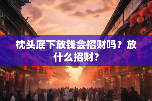 枕头底下放钱会招财吗？放什么招财？