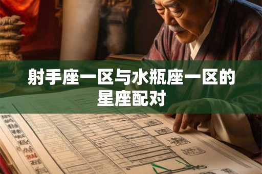 射手座一区与水瓶座一区的星座配对