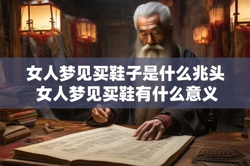 女人梦见买鞋子是什么兆头 女人梦见买鞋有什么意义 女人梦见买鞋子是什么兆头 女人梦见买鞋有什么意义