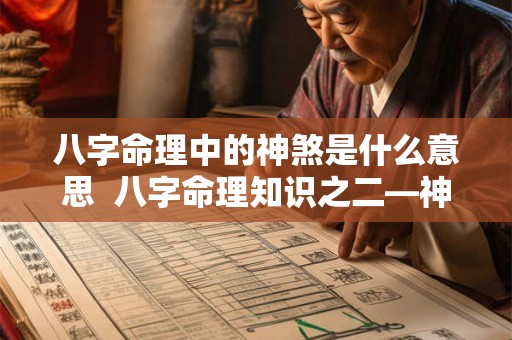 八字命理中的神煞是什么意思  八字命理知识之二—神煞篇