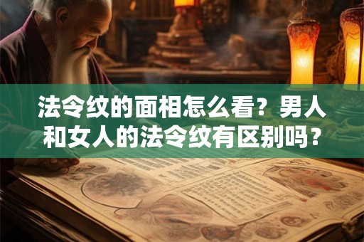 法令纹的面相怎么看？男人和女人的法令纹有区别吗？