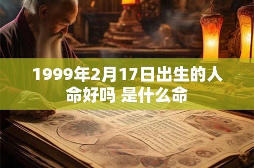 1999年2月17日出生的人命好吗 是什么命