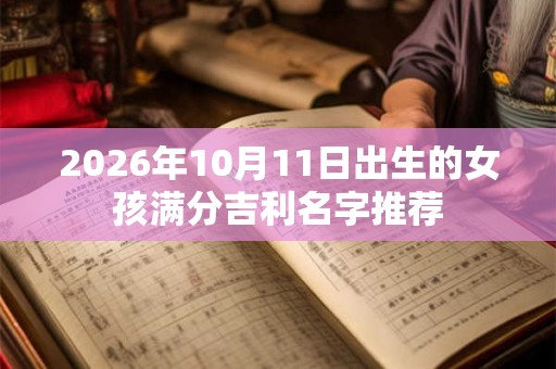 2026年10月11日出生的女孩满分吉利名字推荐 2026年10月11日出生的女孩满分吉利名字推荐