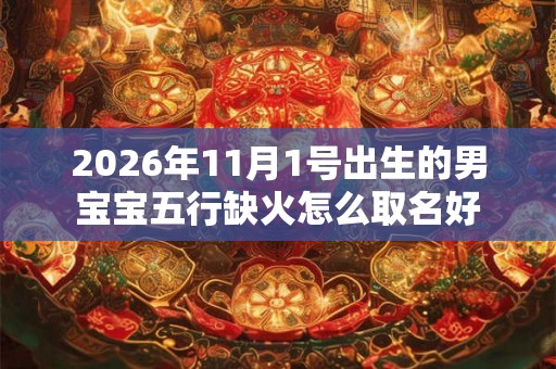 2026年11月1号出生的男宝宝五行缺火怎么取名好