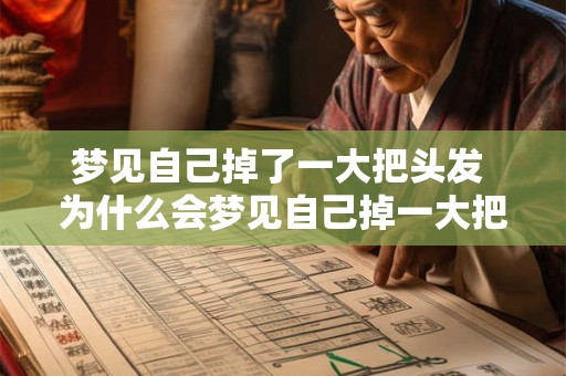 梦见自己掉了一大把头发 为什么会梦见自己掉一大把头发 梦见自己掉了一大把头发 为什么会梦见自己掉一大把头发