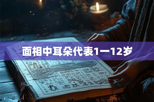 面相中耳朵代表1一12岁