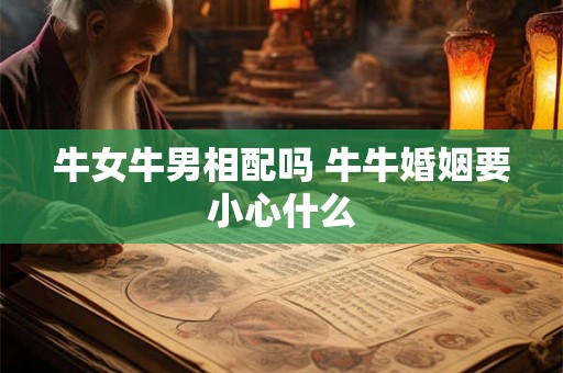 牛女牛男相配吗 牛牛婚姻要小心什么