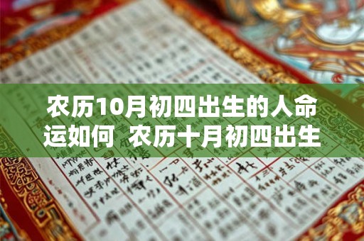 农历10月初四出生的人命运如何 农历十月初四出生的人命运 农历10月初四出生的人命运如何 农历十月初四出生的人命运