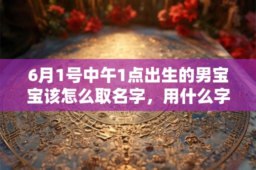 6月1号中午1点出生的男宝宝该怎么取名字，用什么字好